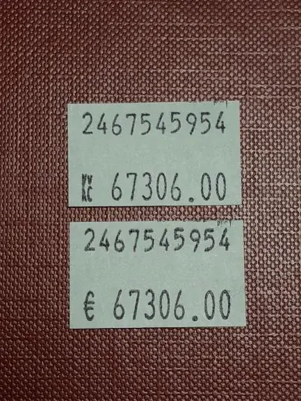 Dvouřádkové etiketovací kleště MOTEX MX 2616 - ORIGINÁL + 1x náhradní barvící váleček