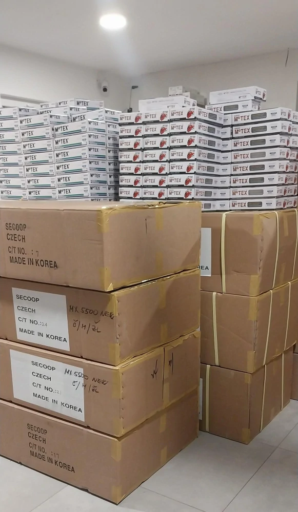Jednořádkové etiketovací kleště MOTEX MX 5500 - ORIGINÁL vč. náhradního barvícího válečku
