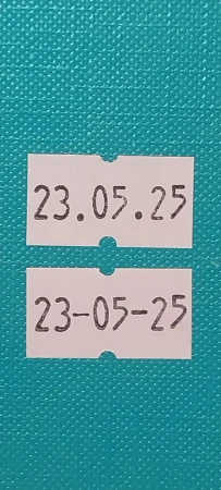 Jednořádkové etiketovací kleště UNO PH8 2212, 1x barvící váleček