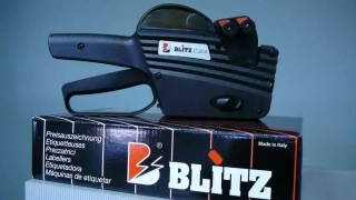 Dvouřádkové etiketovací kleště BLITZ C20/A + 1x barvící váleček