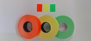 Cenová etiketa MOTEX 16x23 červená signální